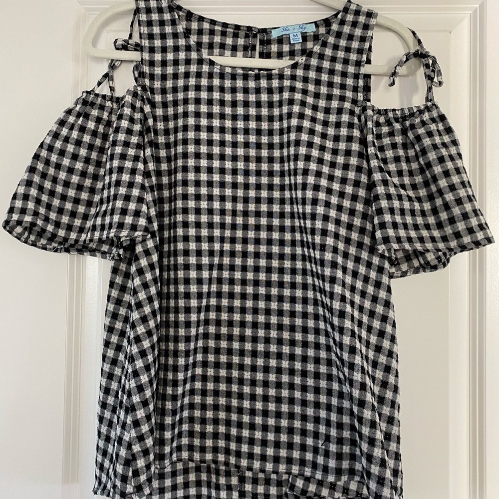 Gingham top